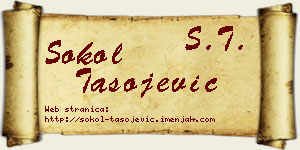 Sokol Tasojević vizit kartica